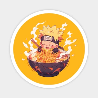 ramen noodles anime Magnet